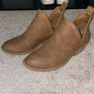 brown booties
